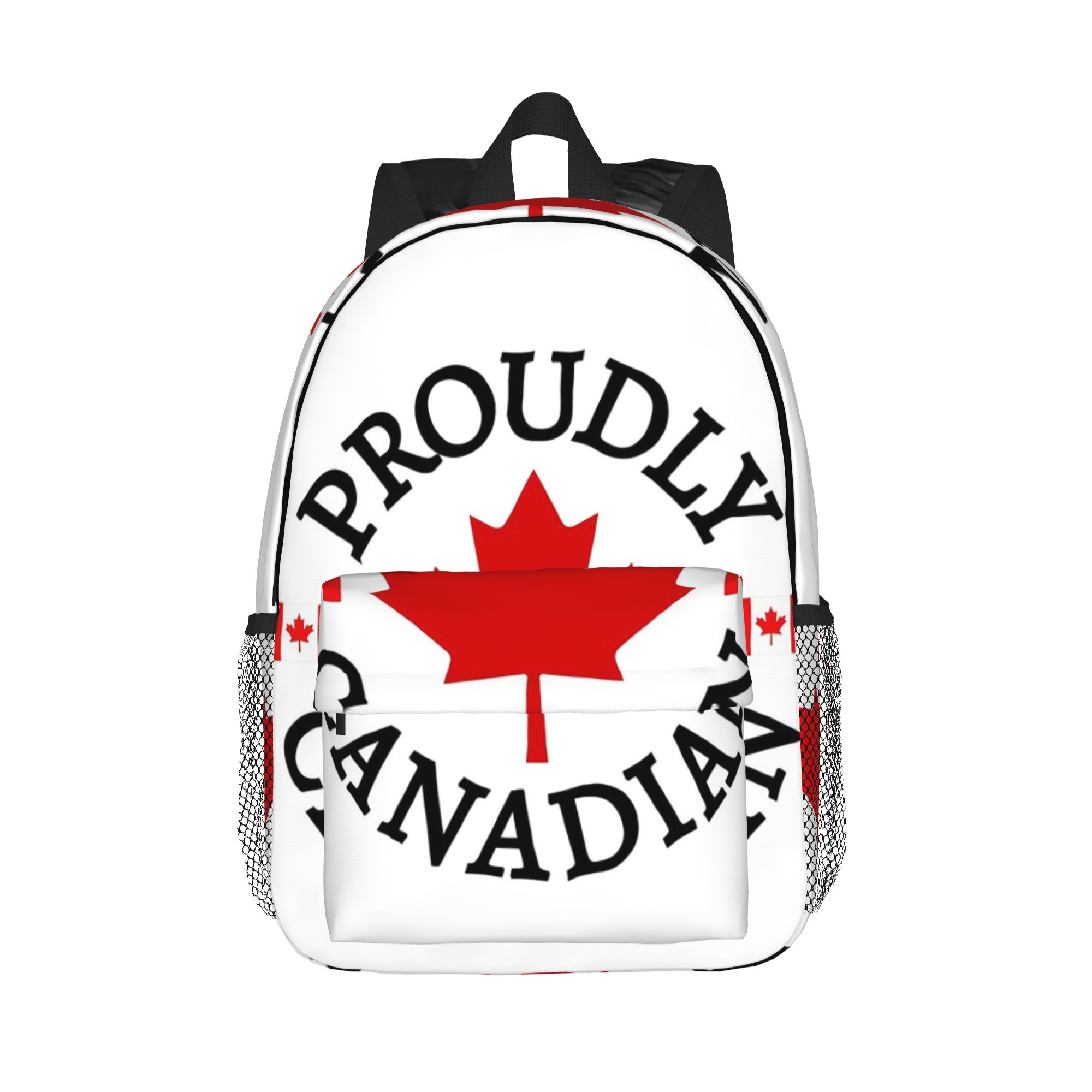 Women Bags Canada - ภูมิใจเป็นชาวแคนาดาด้วยลายใบเมเปิ้ลและธงชาติแคนาดา กระเป๋าเป้สะพายหลัง กระเป๋าสะพายไหล่สำหรับผู้ชาย ผู้หญิง กระเป๋านักเรียน ขายดี