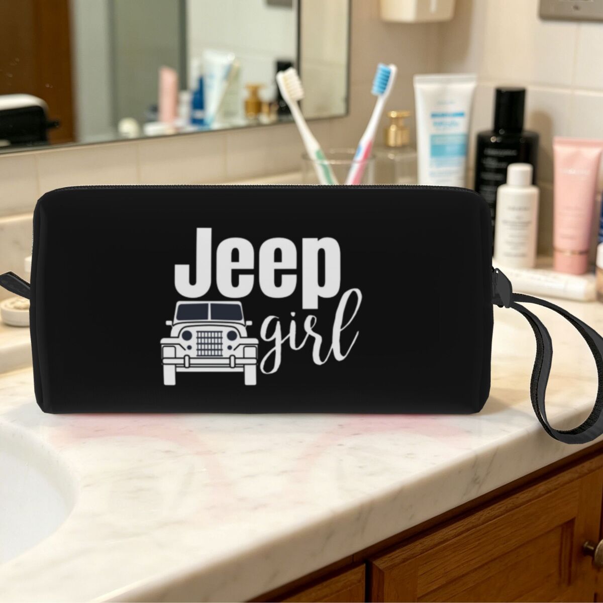 Women'S Jeep Bags - กระเป๋าแต่งหน้า Jeep Girl กระเป๋าใส่เครื่องสำอาง กระเป๋าใส่เครื่องสำอางสำหรับผู้หญิง กระเป๋าใส่เครื่องสำอางสำหรับเดินทาง