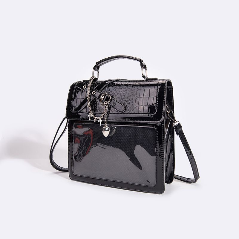Women'S Japanese Bags - อิตะ แบ็กกระเป๋าสี่เหลี่ยมสไตล์ญี่ปุ่นกระเป๋านักเรียนกระเป๋าถือกระเป๋าสะพายกระเป๋าผู้หญิงคุณภาพสูง Y2K กระเป๋าโปร่งใสกระเป๋าถือสุภาพสตรี