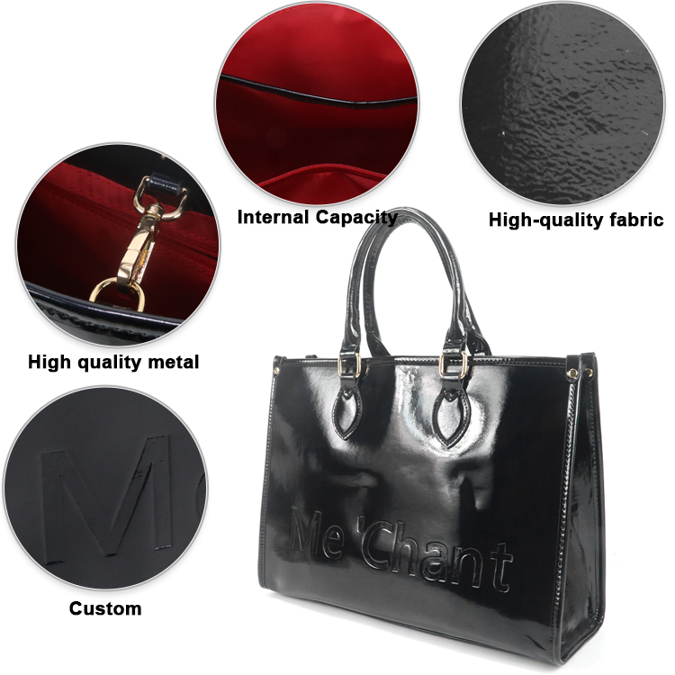 กระเป๋าถือผู้หญิงหนัง PU สีดำเ - Top Handle Structured บทวิจารณ์และราคา