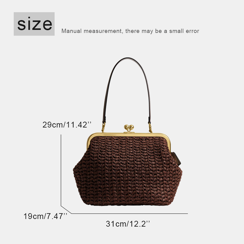 กระเป๋าสะพายชายหาดแบบถักมือพร้ - Women Bags 2026 Trends บทวิจารณ์และราคา