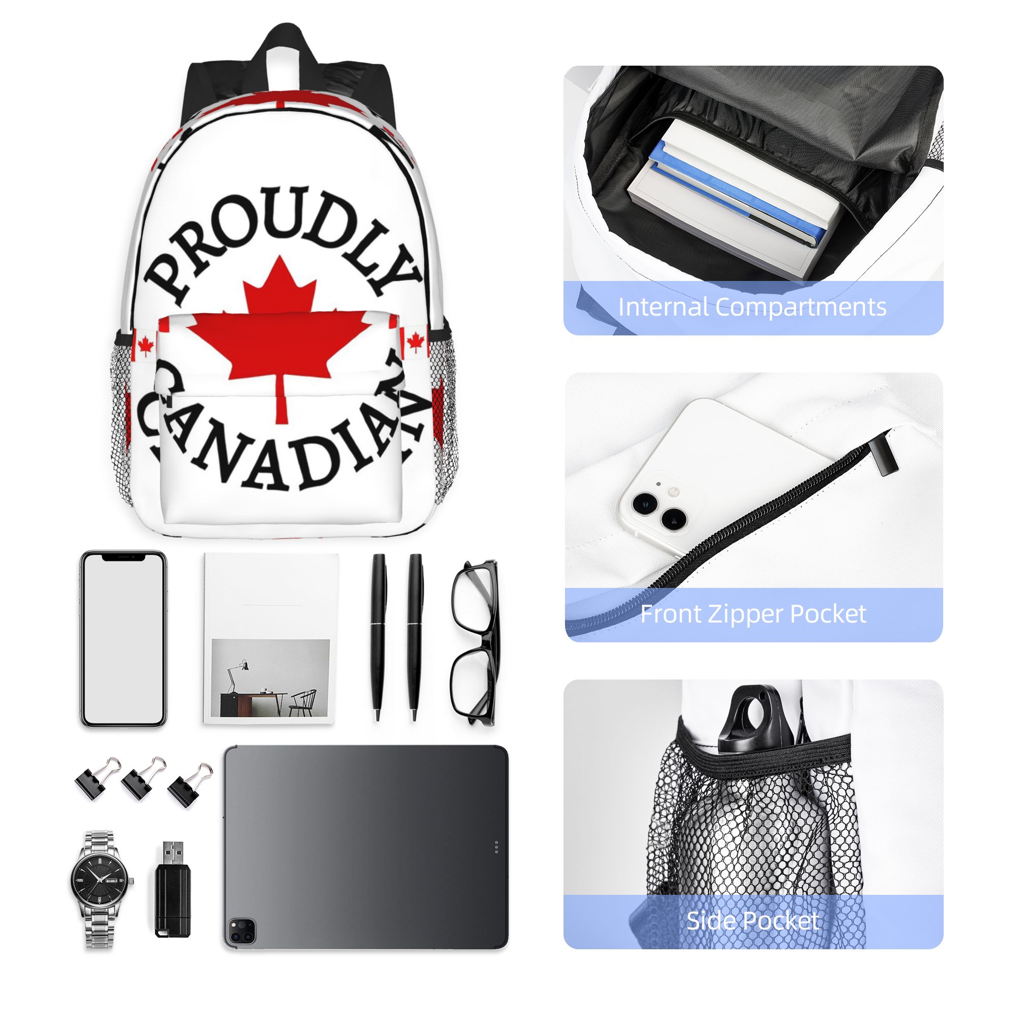 ภูมิใจเป็นชาวแคนาดาด้วยลายใบเม - Women Bags Canada บทวิจารณ์และราคา