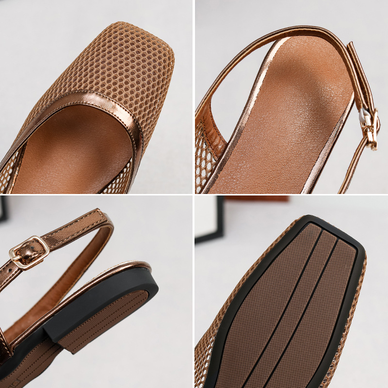 รองเท้าแตะหัวเหลี่ยมแบบสวม  ใส - Women'S Japanese Bags บทวิจารณ์และราคา