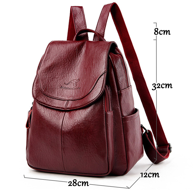 กระเป๋าเป้หนังแท้สไตล์วินเทจสำ - Women'S Vegan Bags บทวิจารณ์และราคา