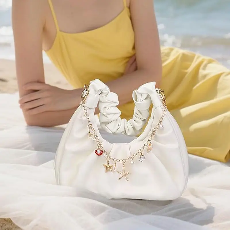 จี้ห้อยกระเป๋าสำหรับกระเป๋าถือ - Women Bags Golden บทวิจารณ์และราคา