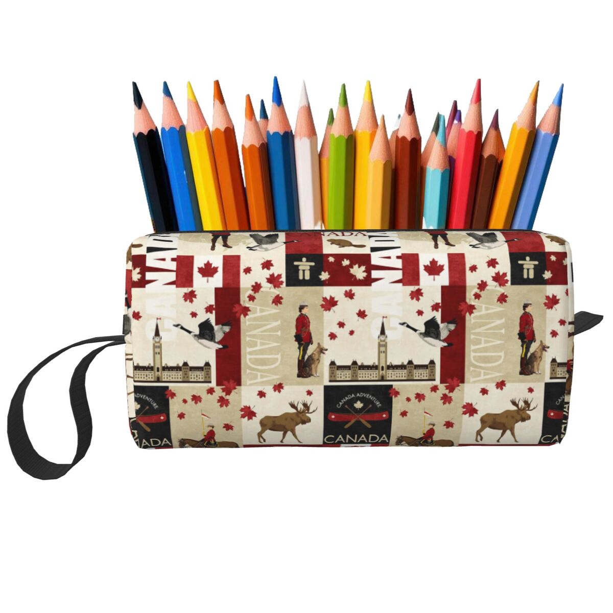 กล่องใส่ดินสอธงชาติแคนาดา สำหร - Women Bags Canada บทวิจารณ์และราคา