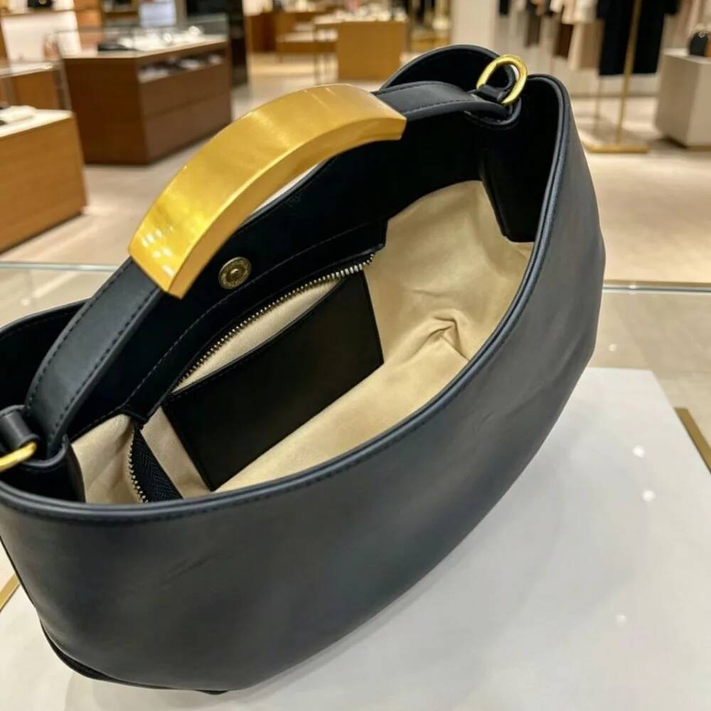 กระเป๋าถือทรงถังแบบมีเชือกผูกส - Women Bags Golden บทวิจารณ์และราคา