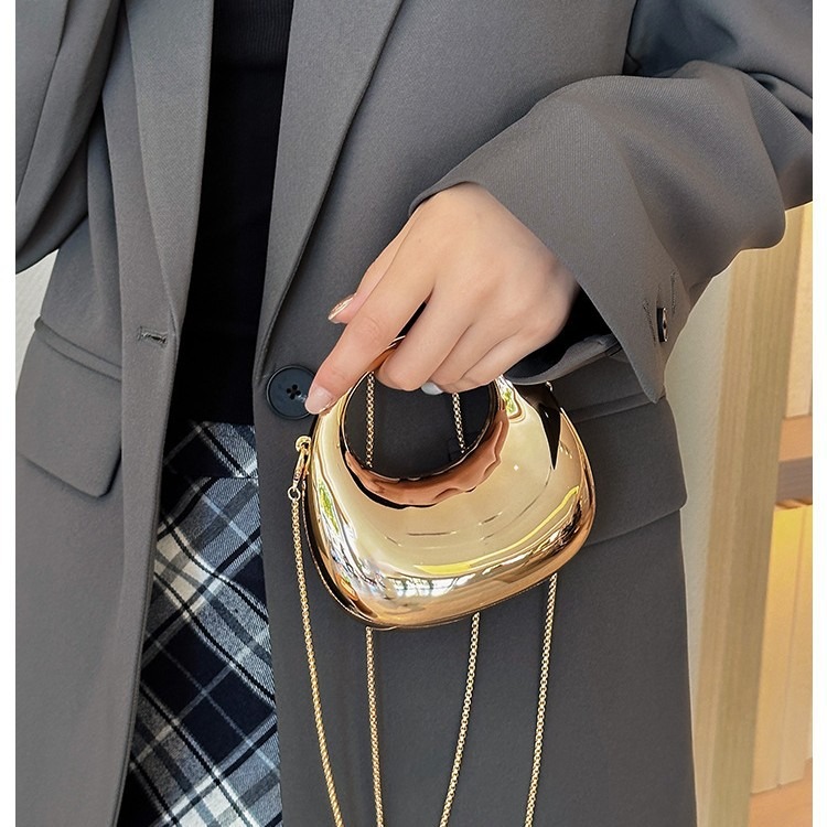 กระเป๋าถือและกระเป๋าสะพายไหล่ข - Women Bags Golden บทวิจารณ์และราคา