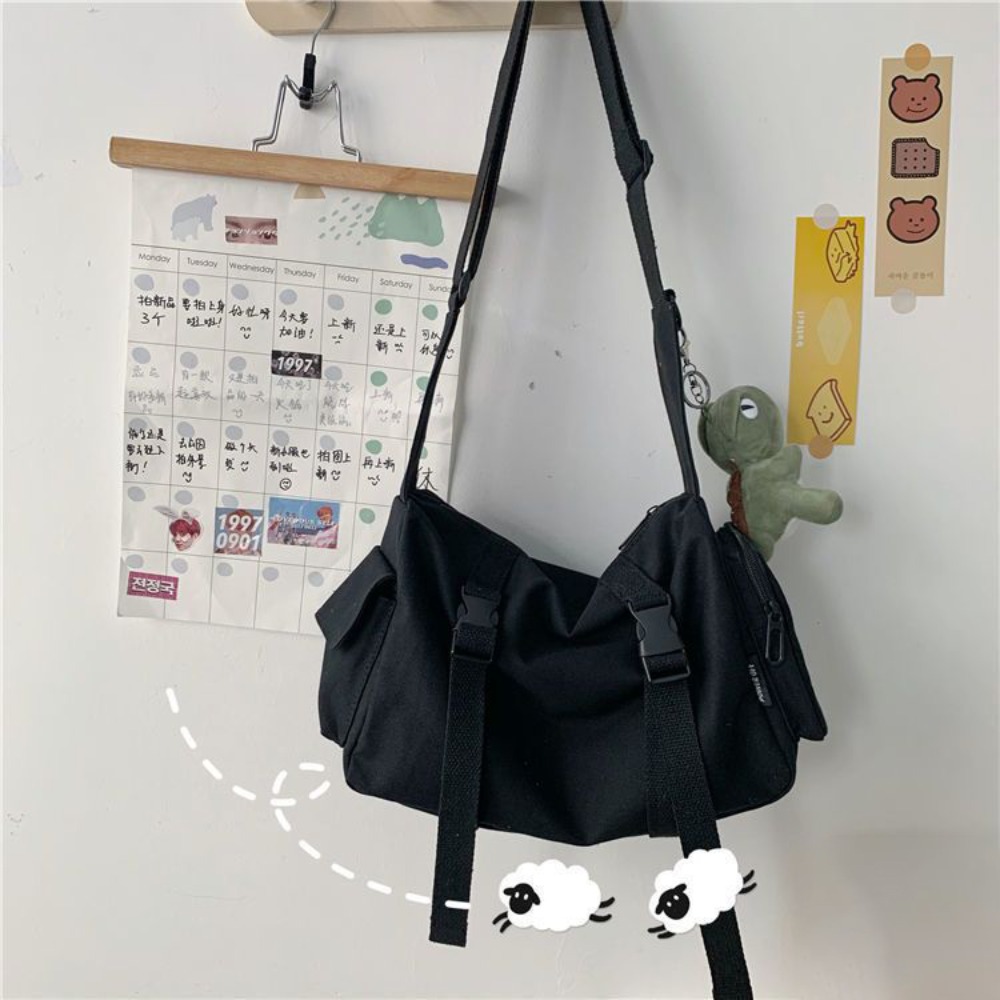 กระเป๋าผ้าใบสีดำดีไซน์ผู้หญิงก - Women'S Japanese Bags บทวิจารณ์และราคา
