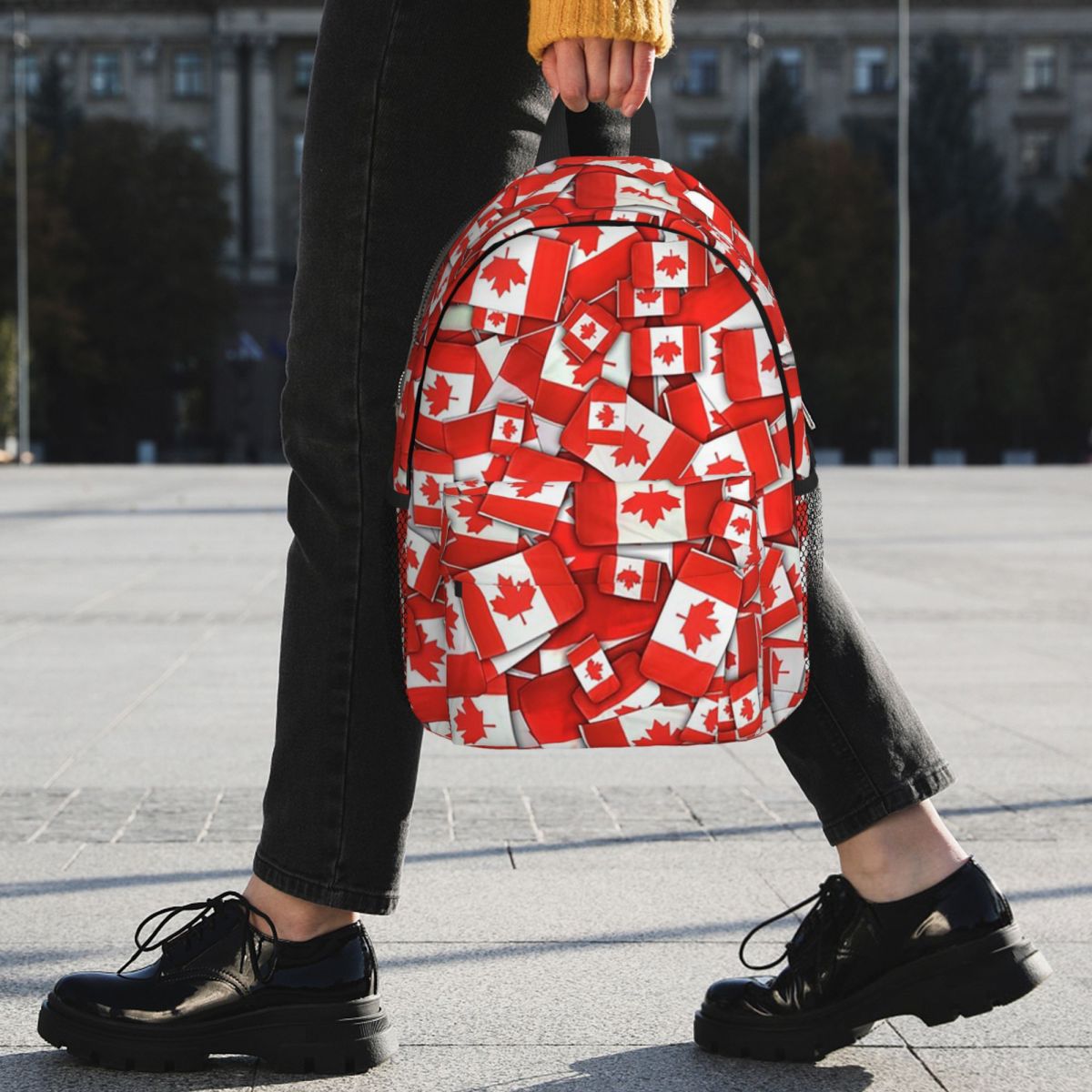 กระเป๋าเป้สะพายหลังลายธงชาติแค - Women Bags Canada บทวิจารณ์และราคา