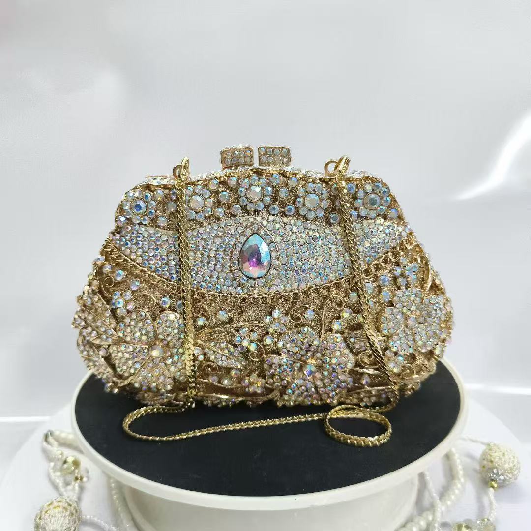 กระเป๋าคลัทช์งานเลี้ยงกลางคืน  - Women Bags Golden บทวิจารณ์และราคา