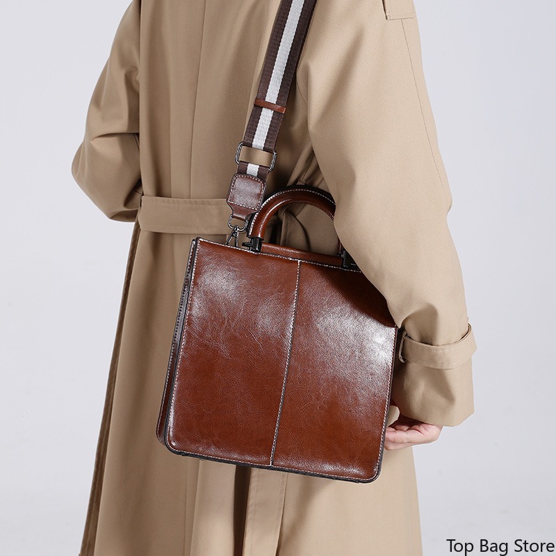 กระเป๋าโท้ทหนังแท้สำหรับผู้หญิ - Top Handle Structured บทวิจารณ์และราคา