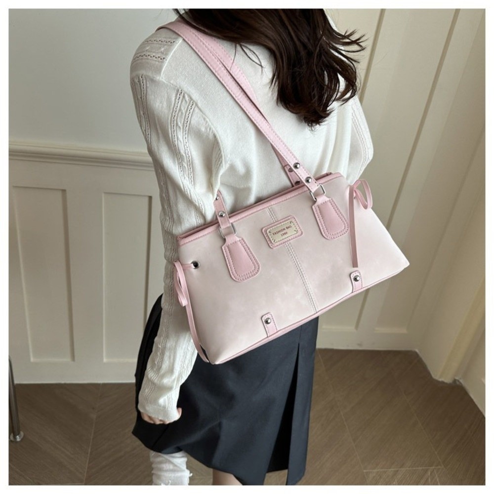 กระเป๋าโท้ทหนังเทียมสไตล์มินิม - Top Handle Structured บทวิจารณ์และราคา