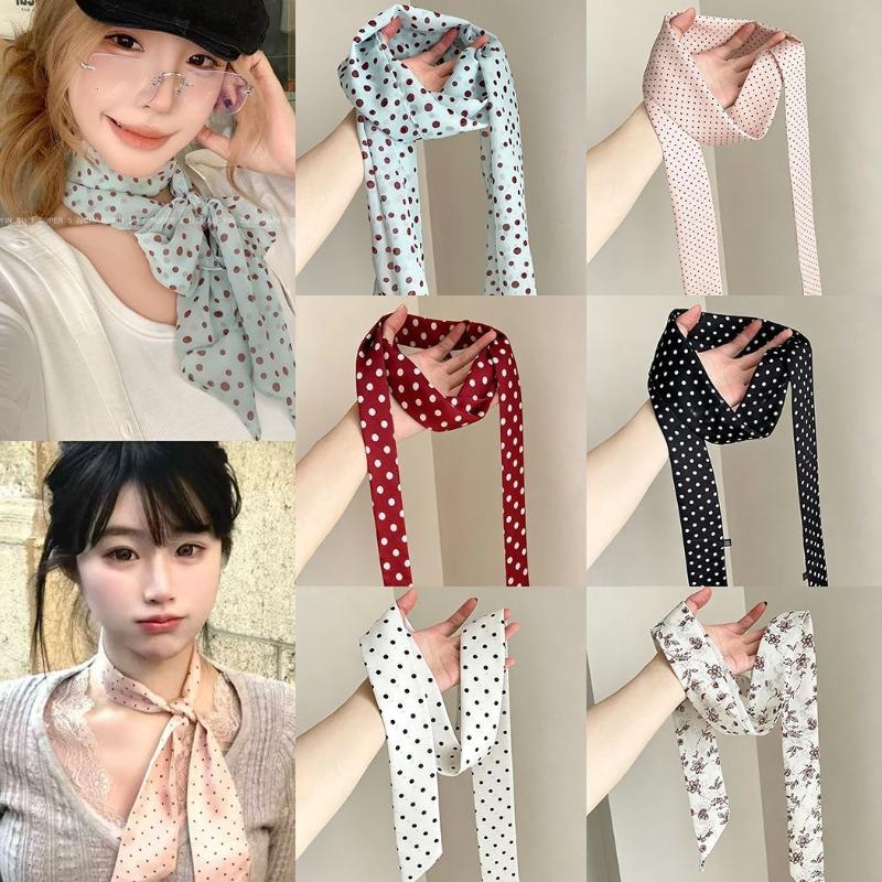 ผ้าพันคอไหมลายจุดและลายดอกไม้  - Women'S Vegan Bags บทวิจารณ์และราคา