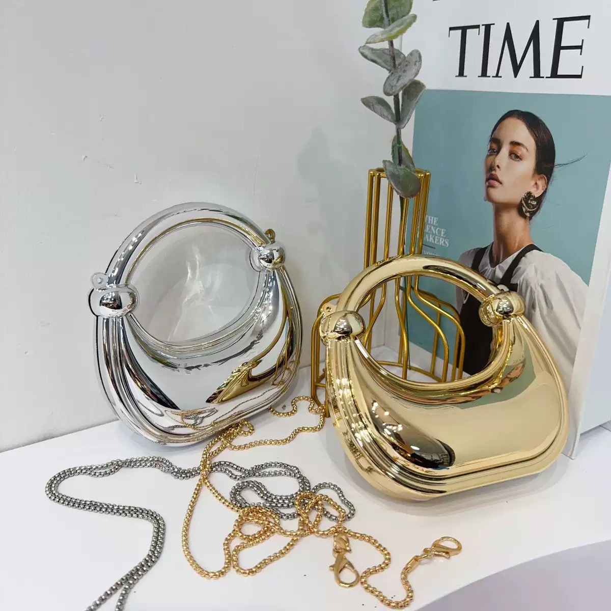 Mini Golden Evening กระเป๋าและ - Women Bags Golden บทวิจารณ์และราคา